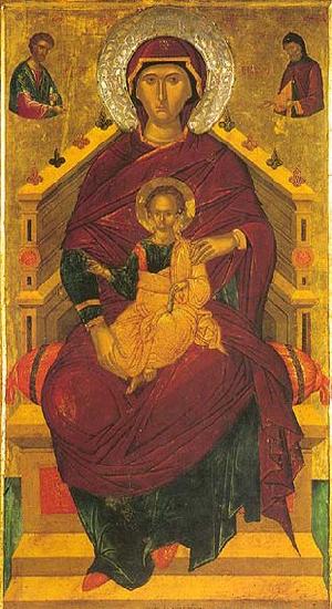  The Mother of God Enthroned